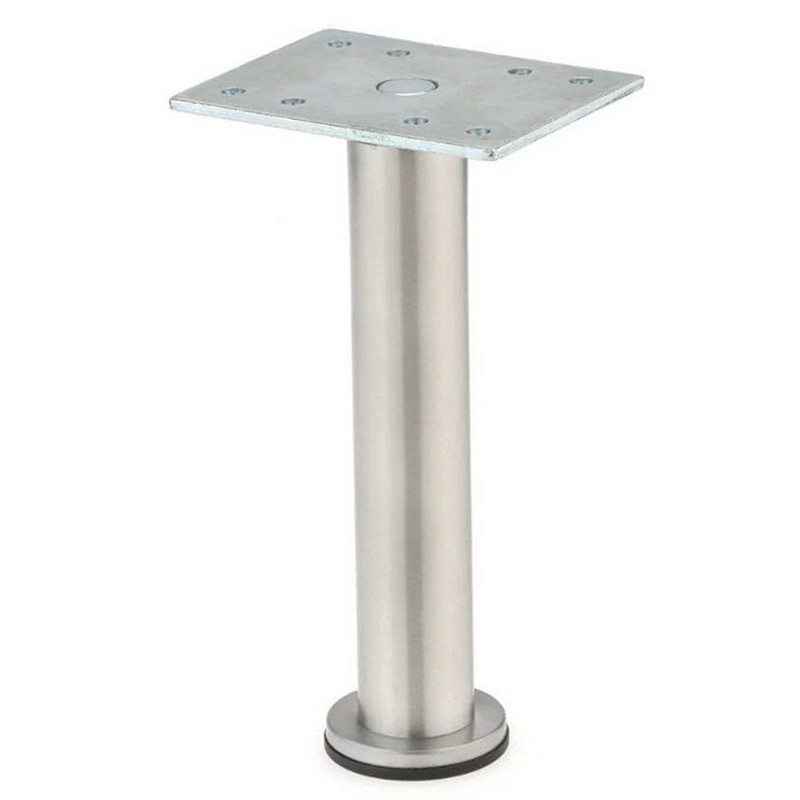 3-15/16" (100 mm) Borsa Adjustable Furniture Leg Stainless Steel